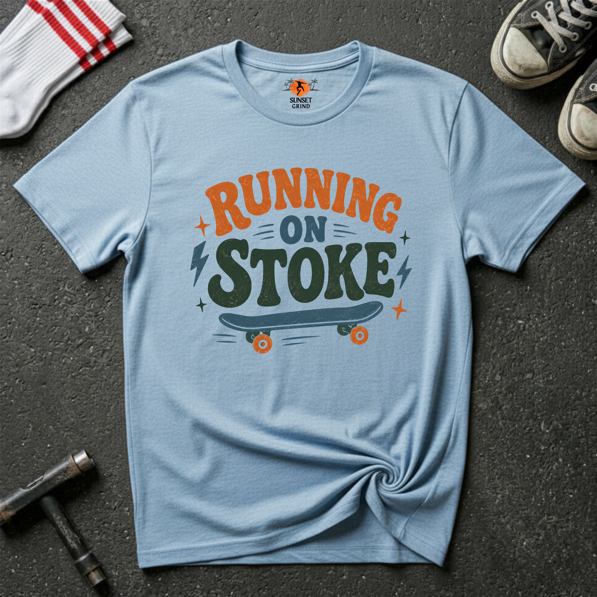 RUNNING ON STOKE T-Shirt
