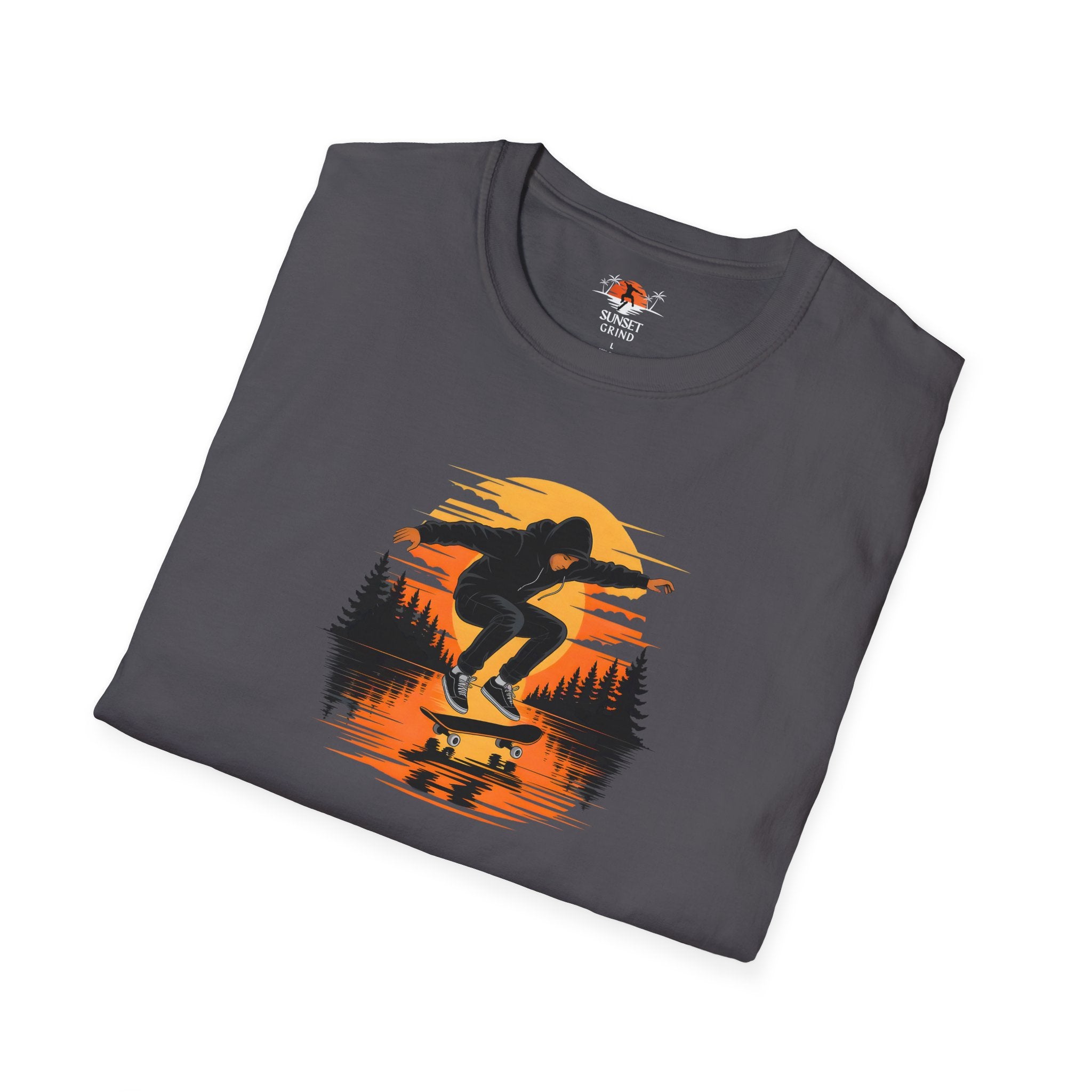 SKATEBOARDING IN SUNSET 2 T-Shirt