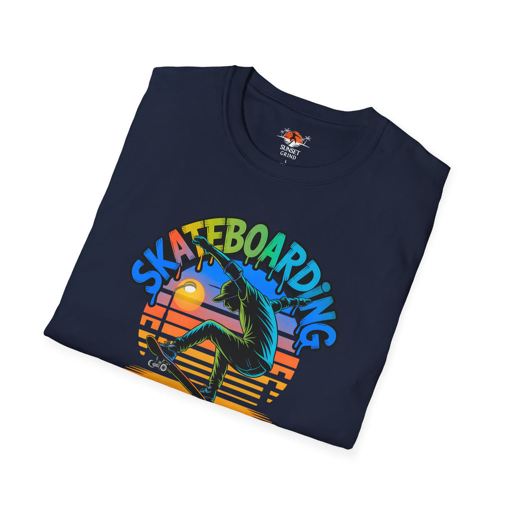 SKATEBOARDING SUNSET GRIND 2 T-Shirt