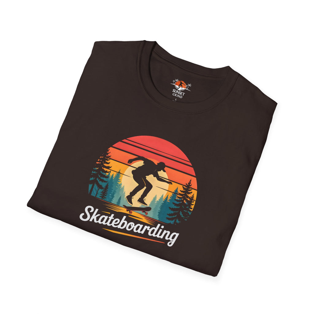 SKATEBOARDING IN SUNSET T-Shirt