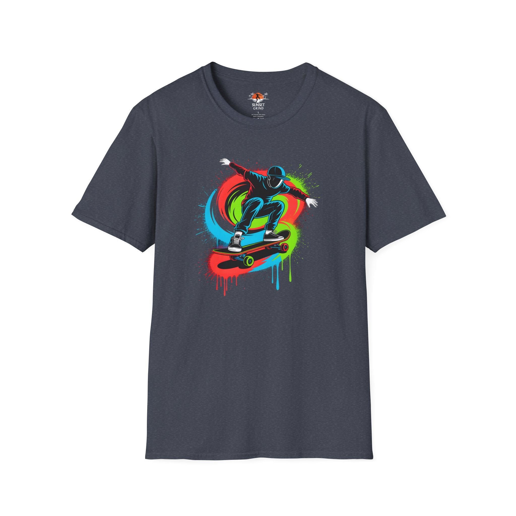 NEON SKATEBOARDER 2 T-Shirt