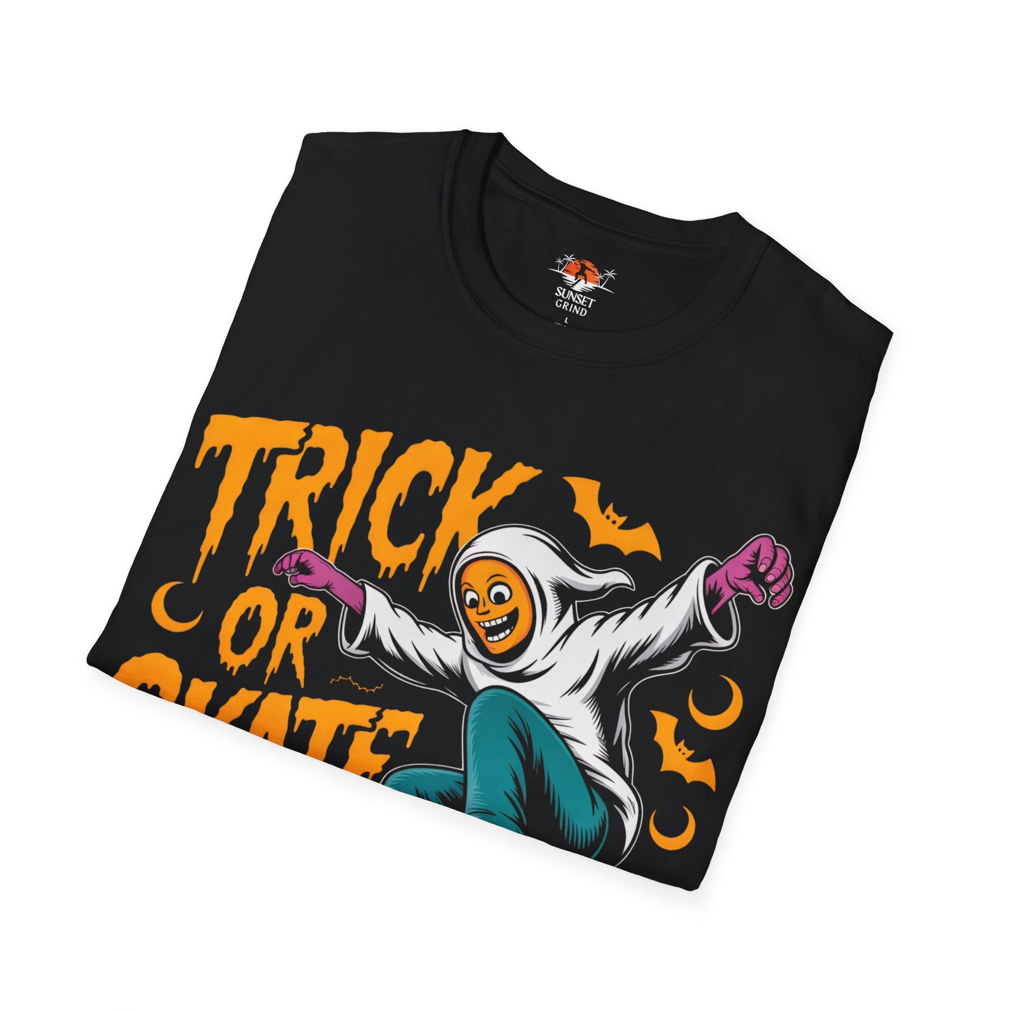 TRICK OR SKATE GHOST T-Shirt