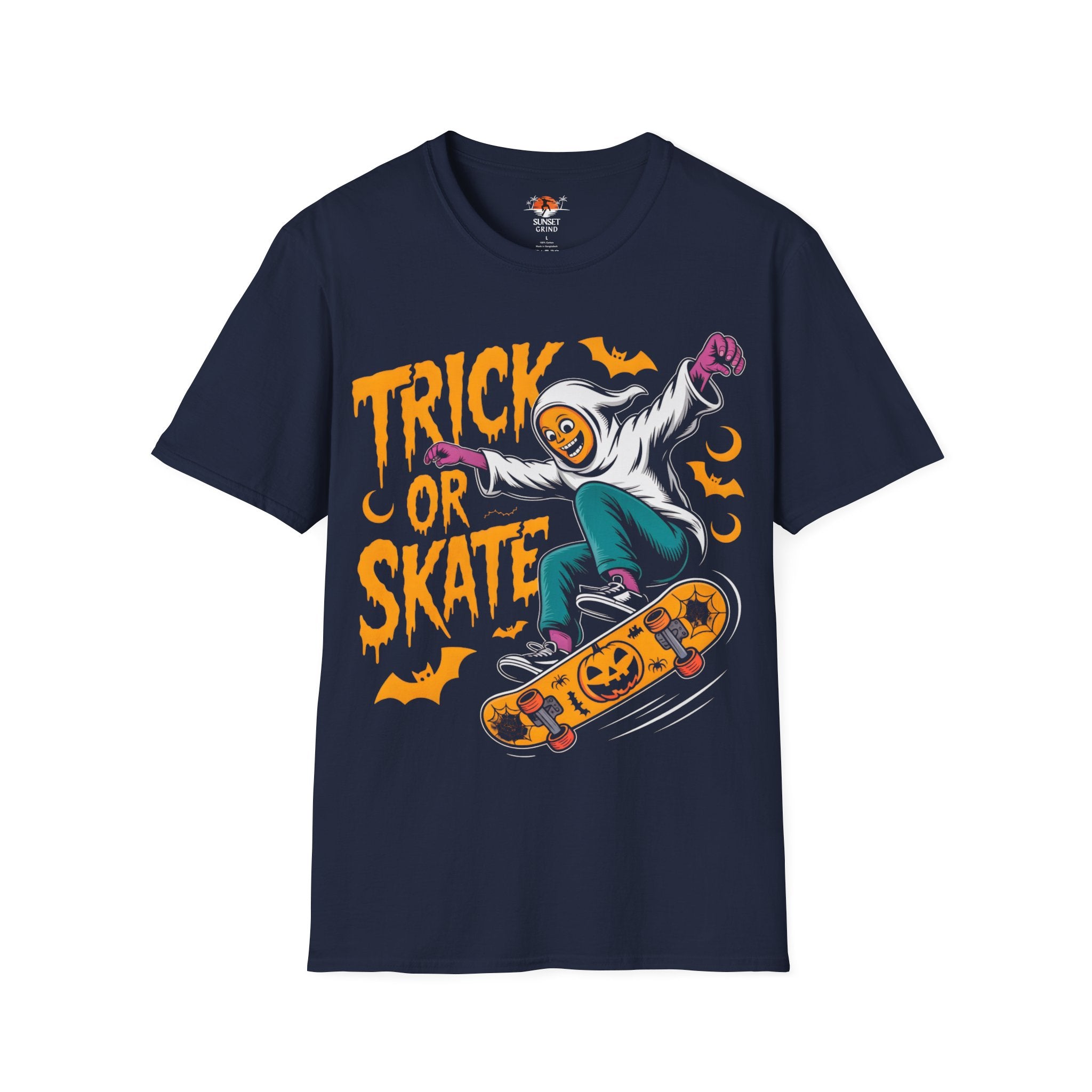 TRICK OR SKATE GHOST T-Shirt