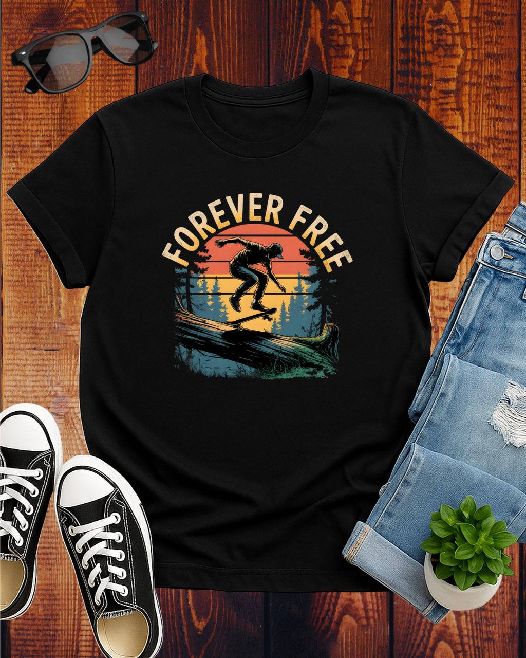 FOREVER SKATE FREE T-Shirt