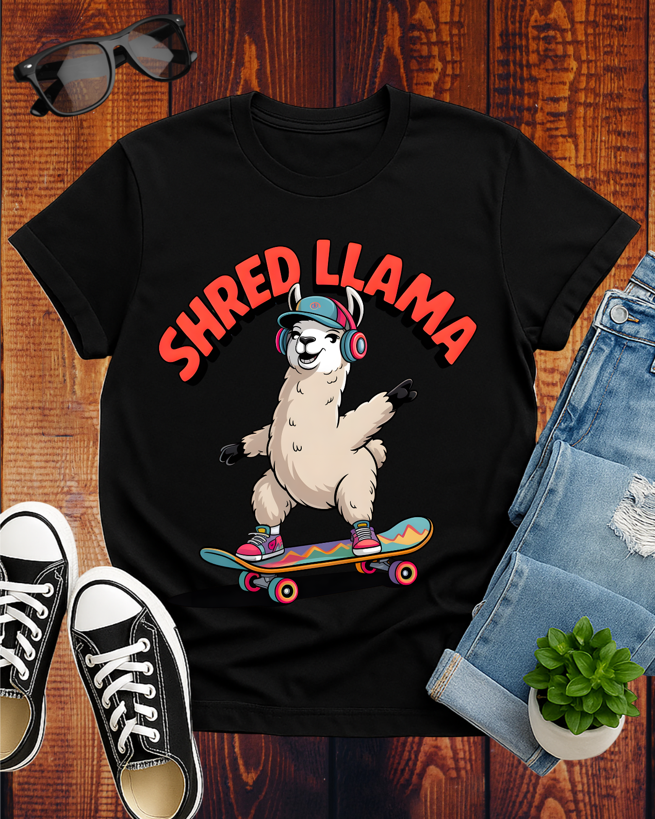 SHRED LLAMA T-Shirt