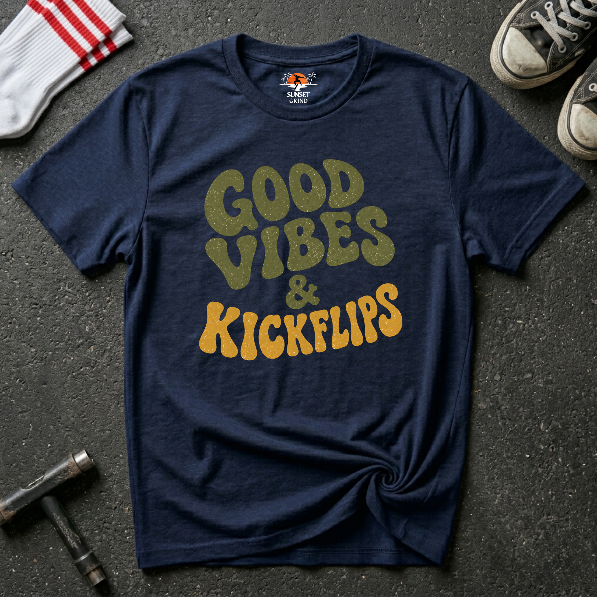 VIBES & KICKFLIPS T-Shirt