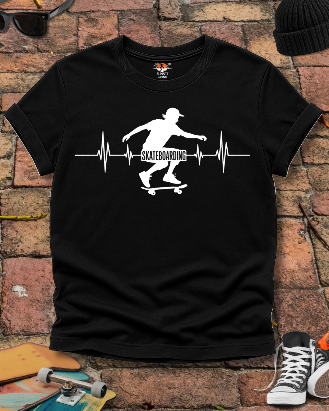 SKATEBOARDING CARDIOGRAM 2 T-Shirt