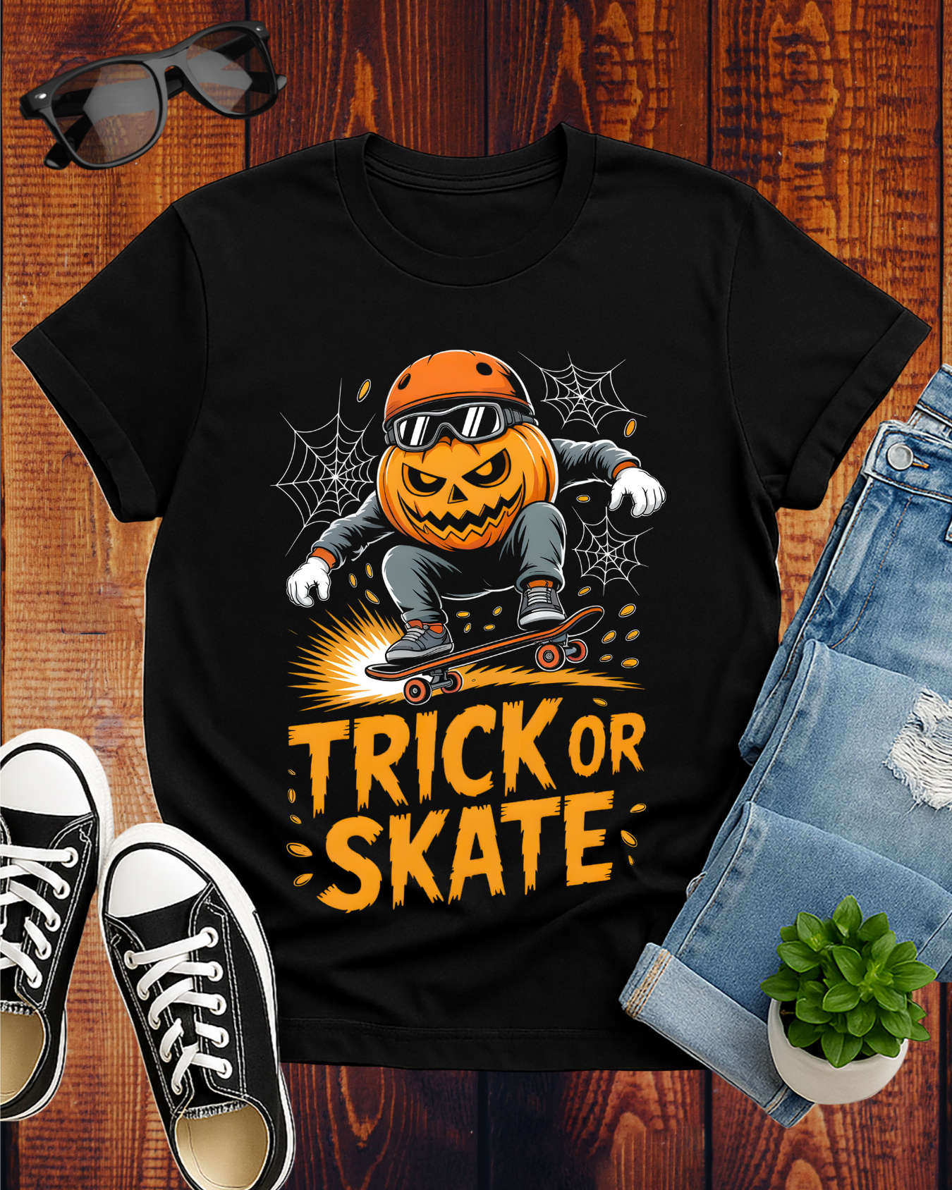 TRICK OR SKATE T-Shirt