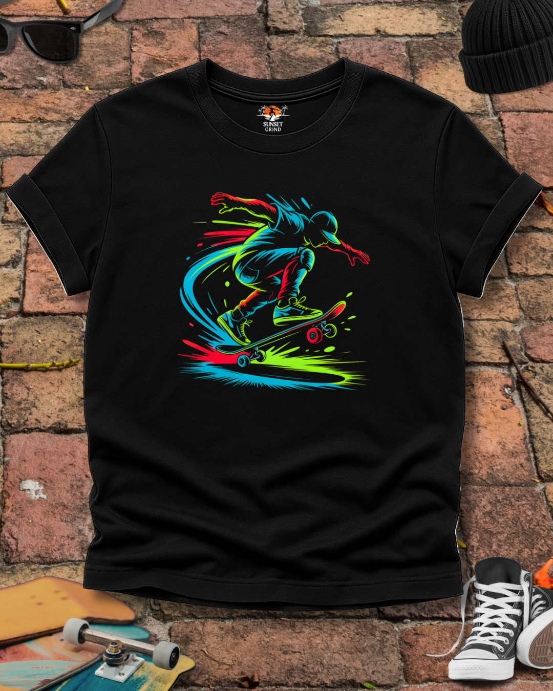 COLORFUL SKATER T-Shirt