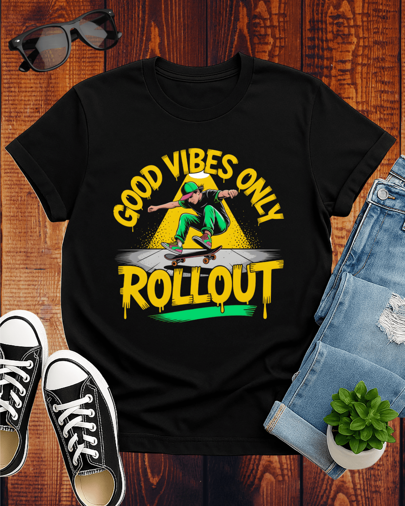 GOOD VIBES ONLY ROLLOUT T-Shirt