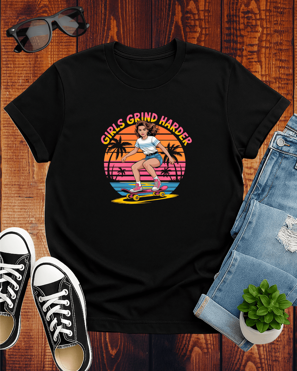 GIRLS GRIND HARDER T-Shirt