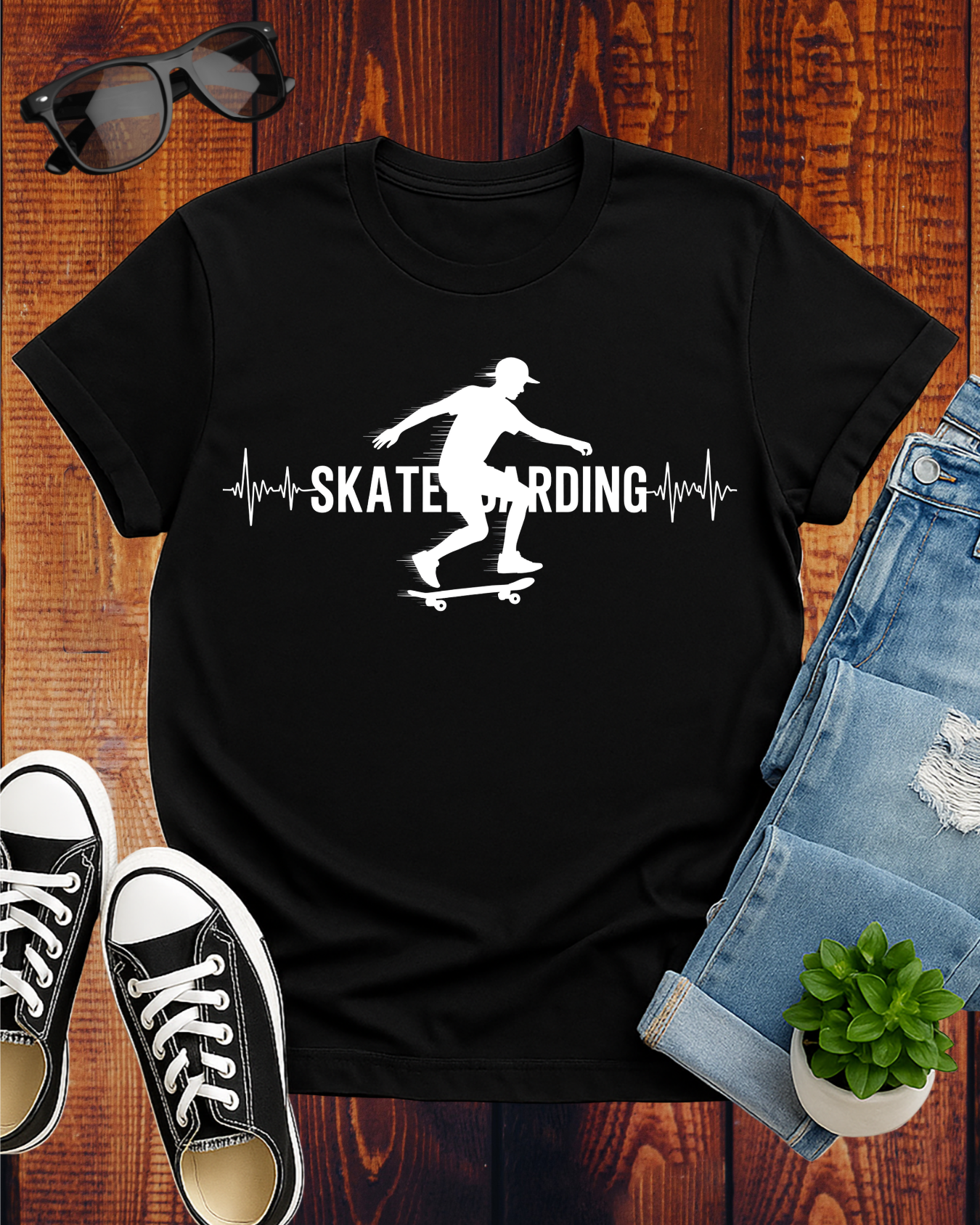 SKATER CARDIOGRAM T-Shirt