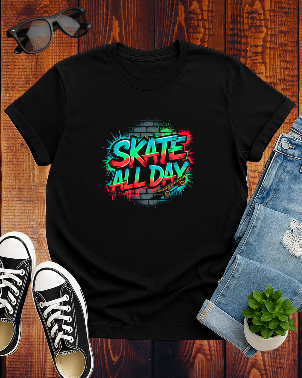 SKATE ALL DAY T-Shirt