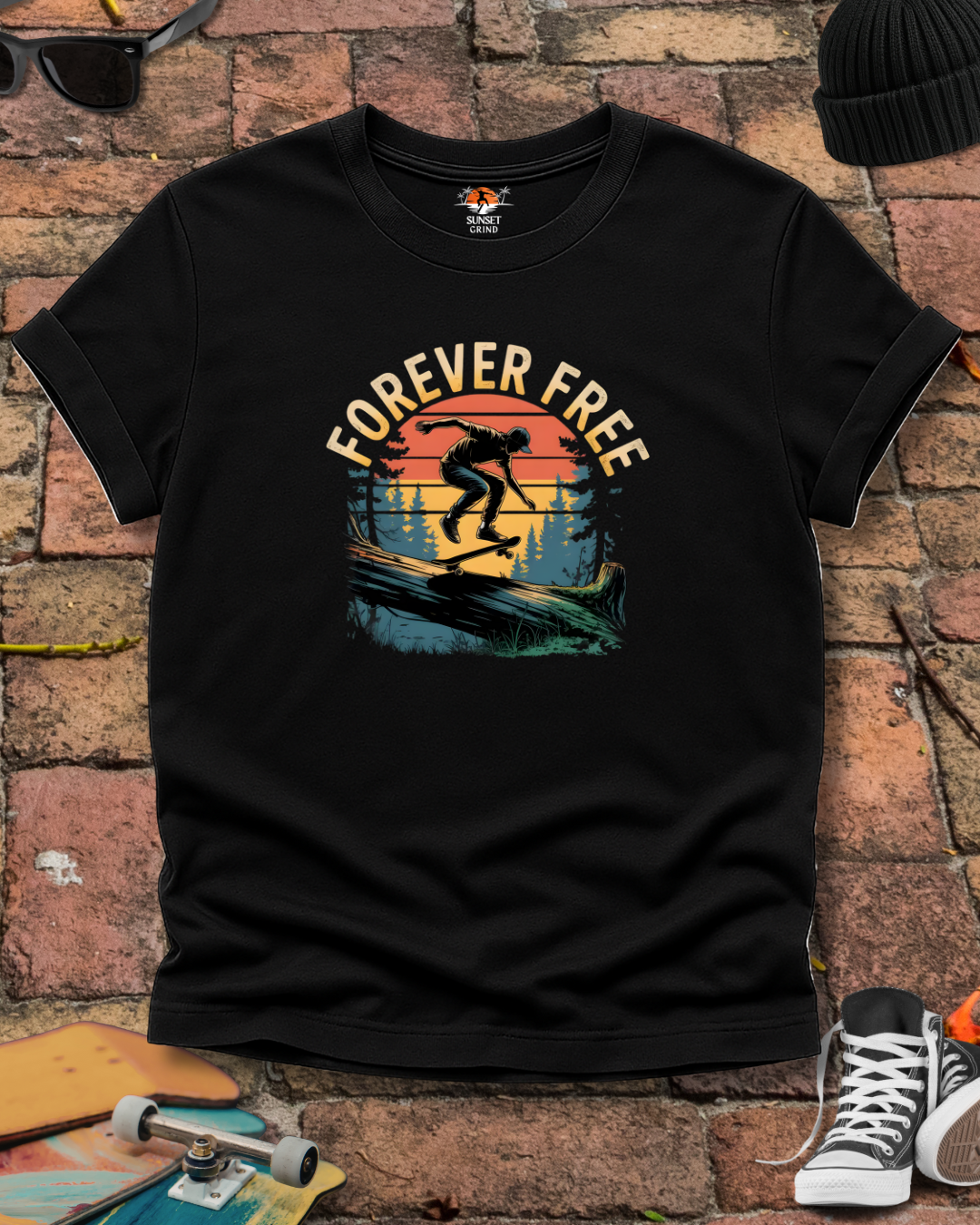 FOREVER SKATE FREE T-Shirt