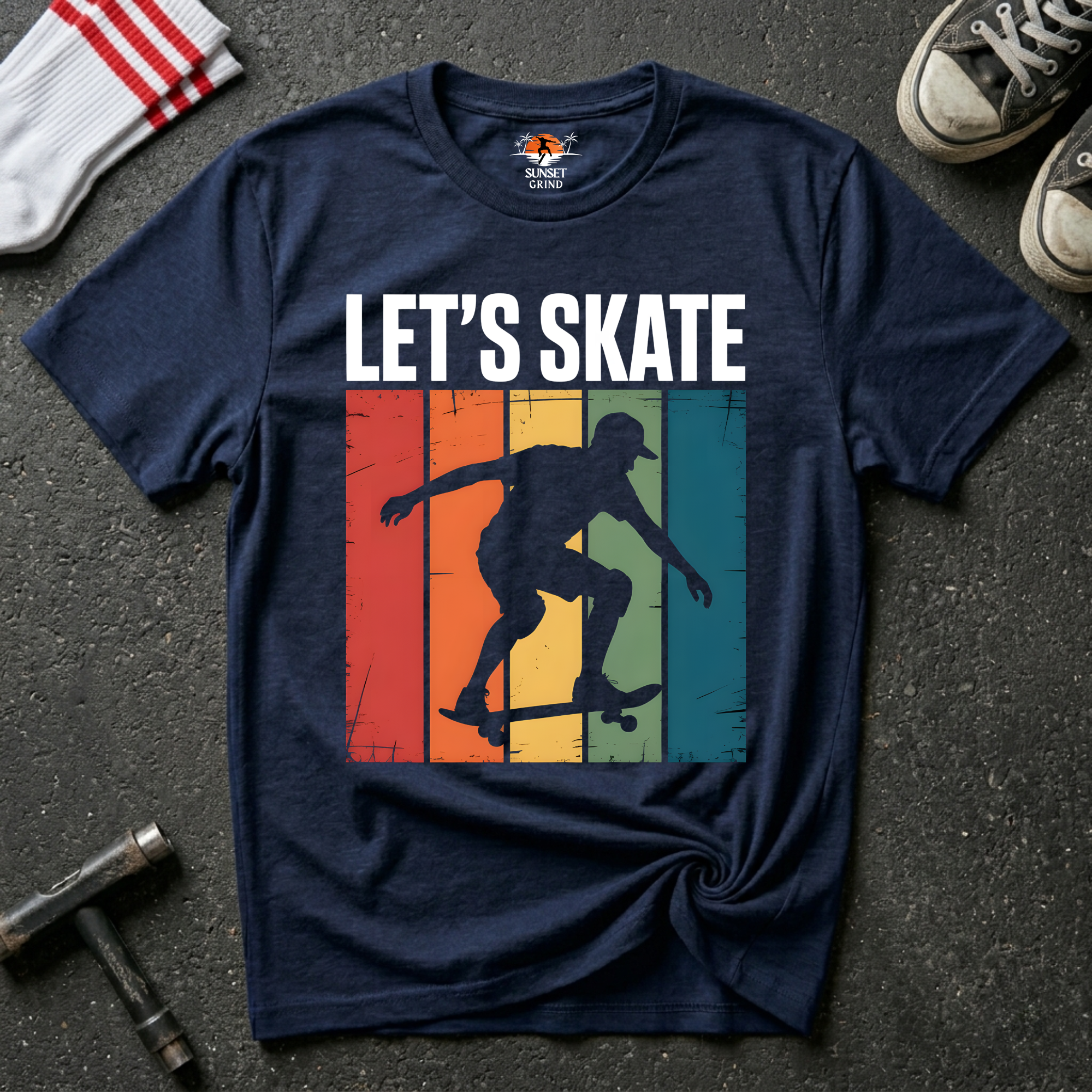 LET'S SKATE T-Shirt