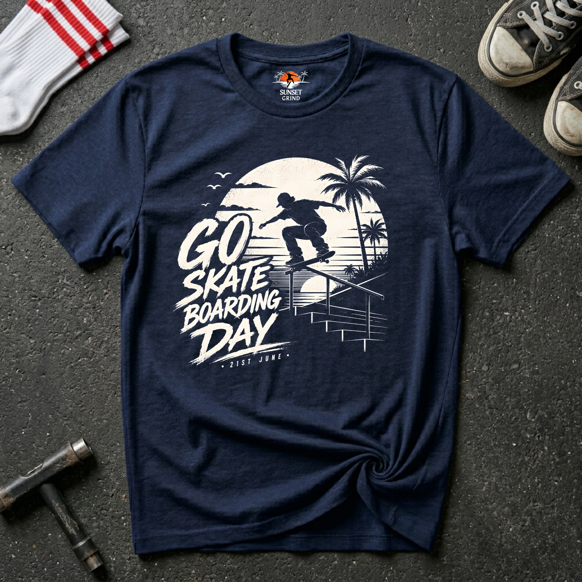GO SKATEBOARDING DAY T-Shirt