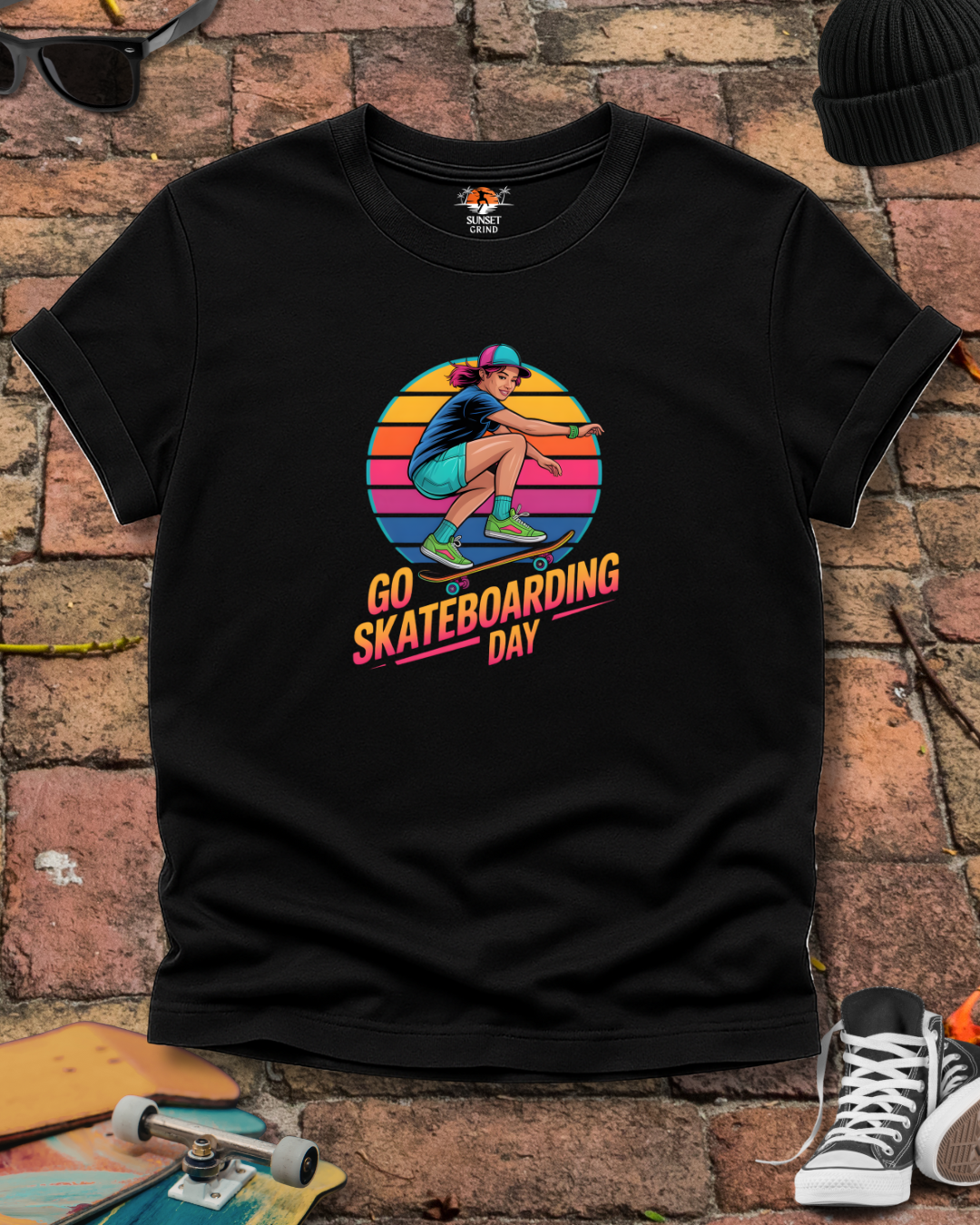 GO SKATEBOARDING DAY 2 T-Shirt