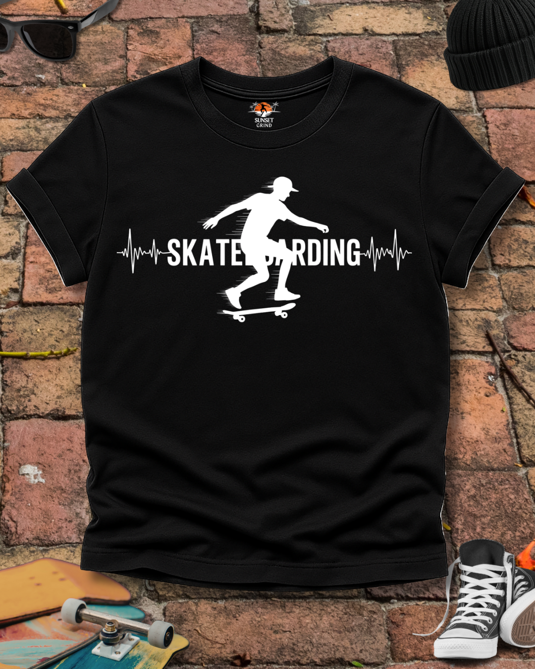 SKATER CARDIOGRAM T-Shirt
