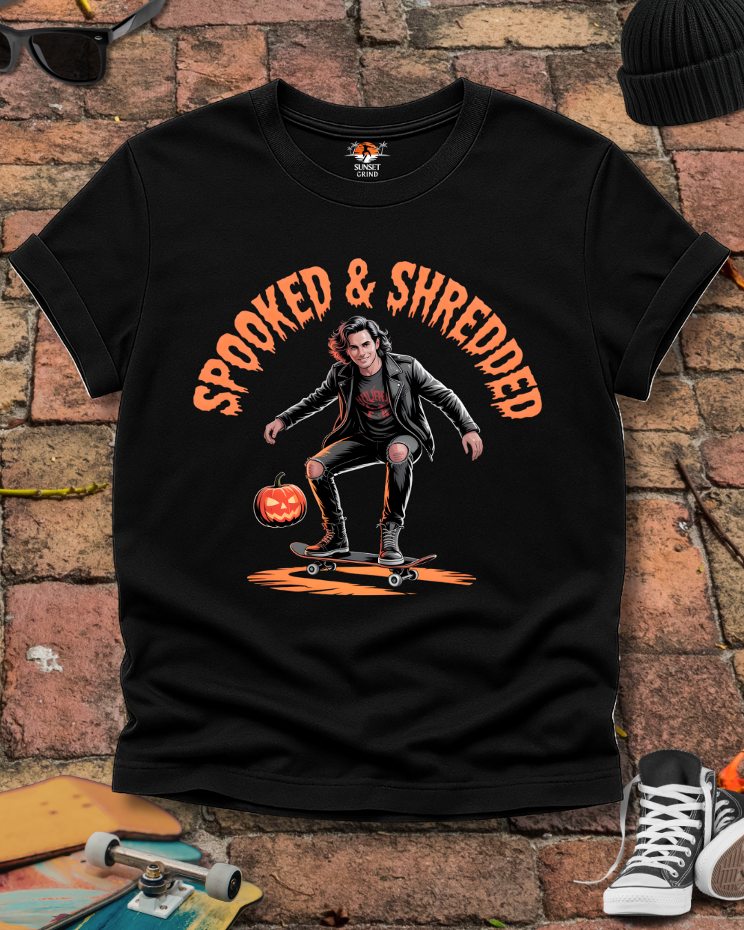 SPOOKED & SHREDDED MEN 3 T-Shirt