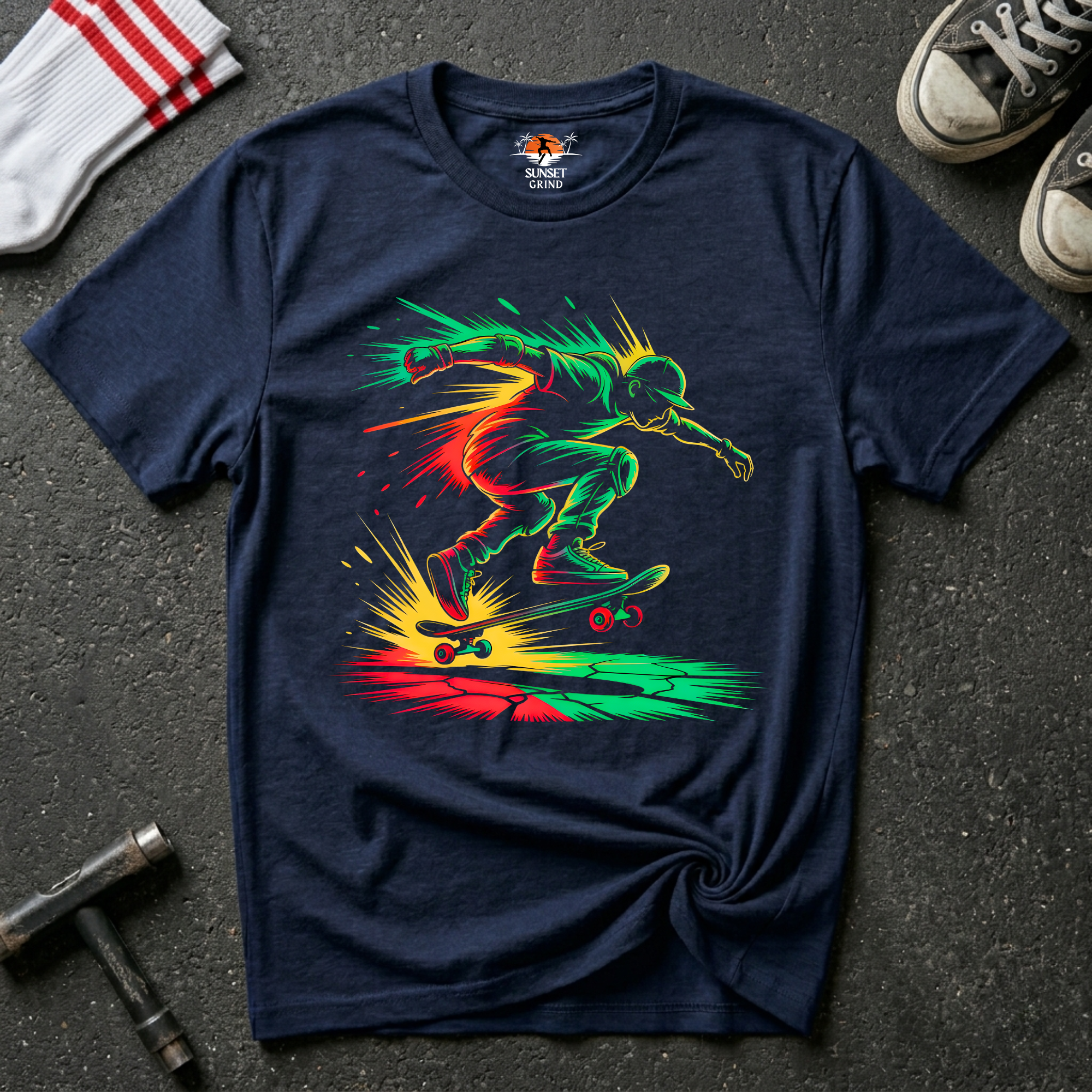 COLORFUL SKATEBOARDING T-Shirt