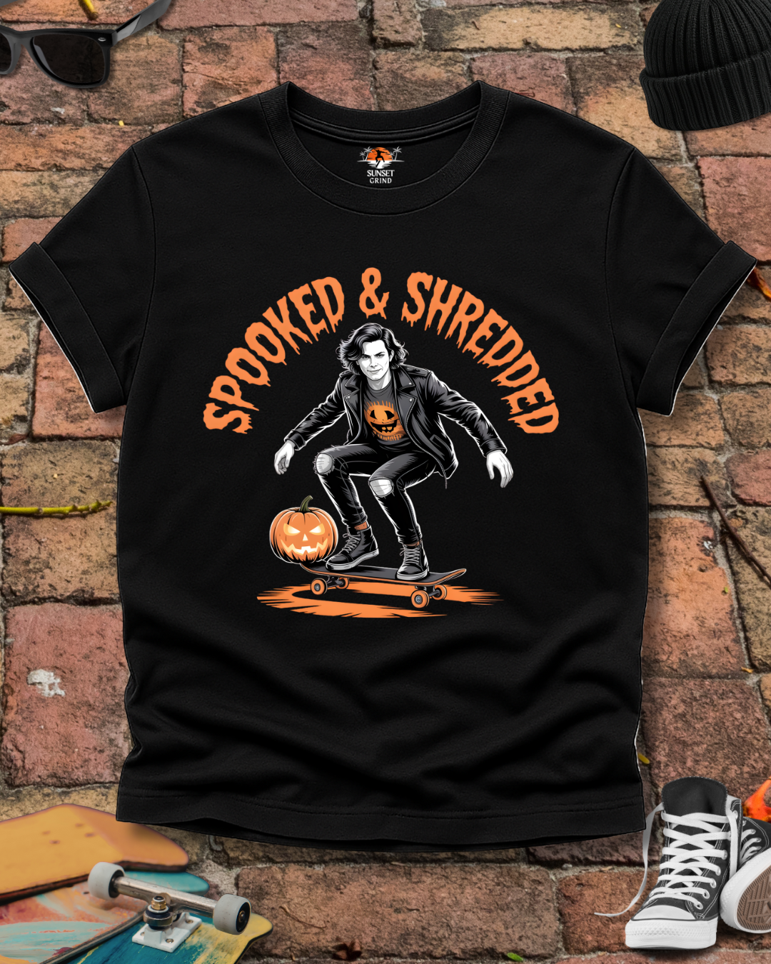SPOOKED & SHREDDED MEN 2 T-Shirt
