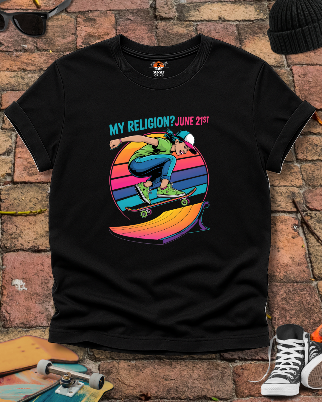 MY RELIGION? JUNE 21ST T-Shirt 2