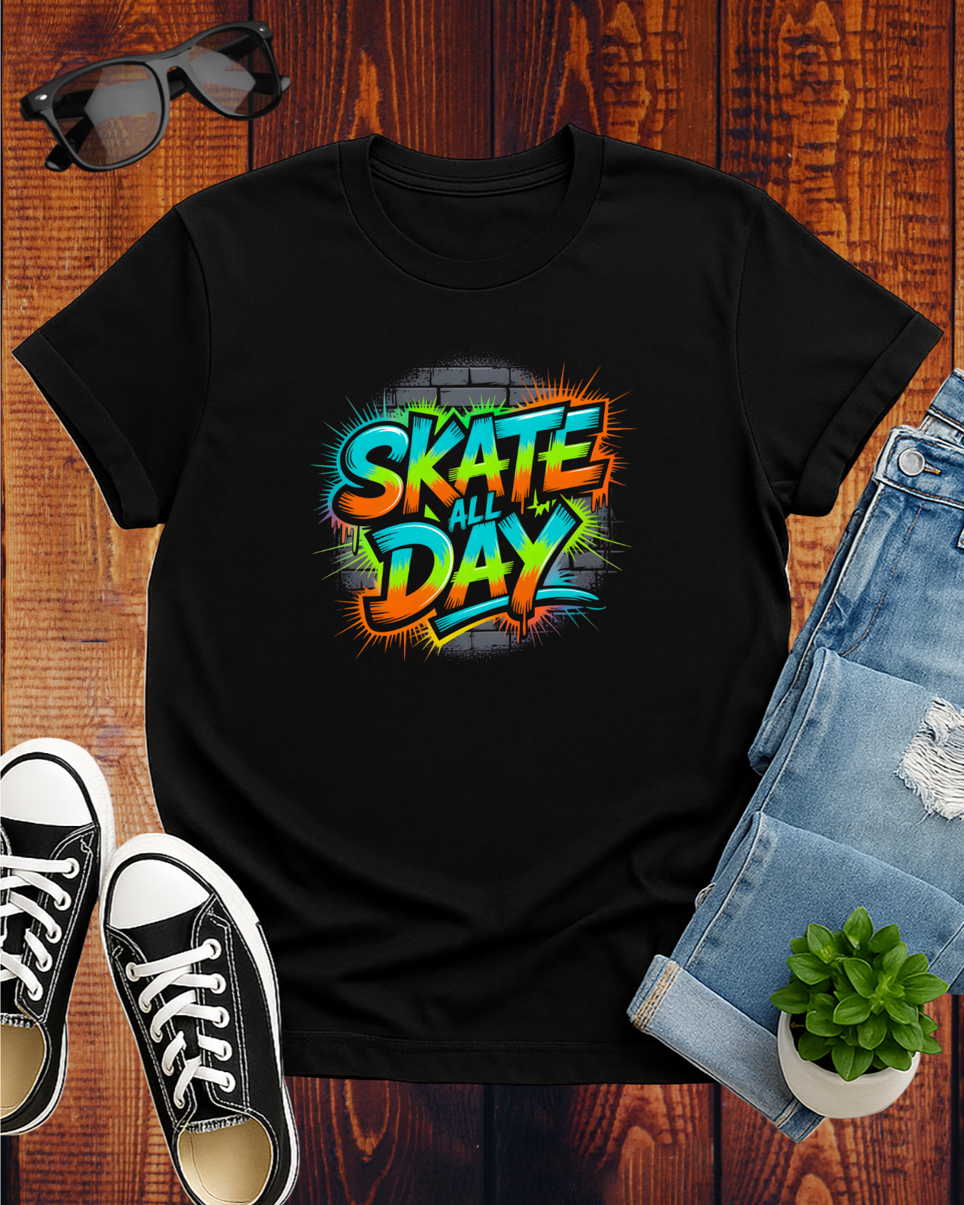 SKATE ALL DAY 2 T-Shirt