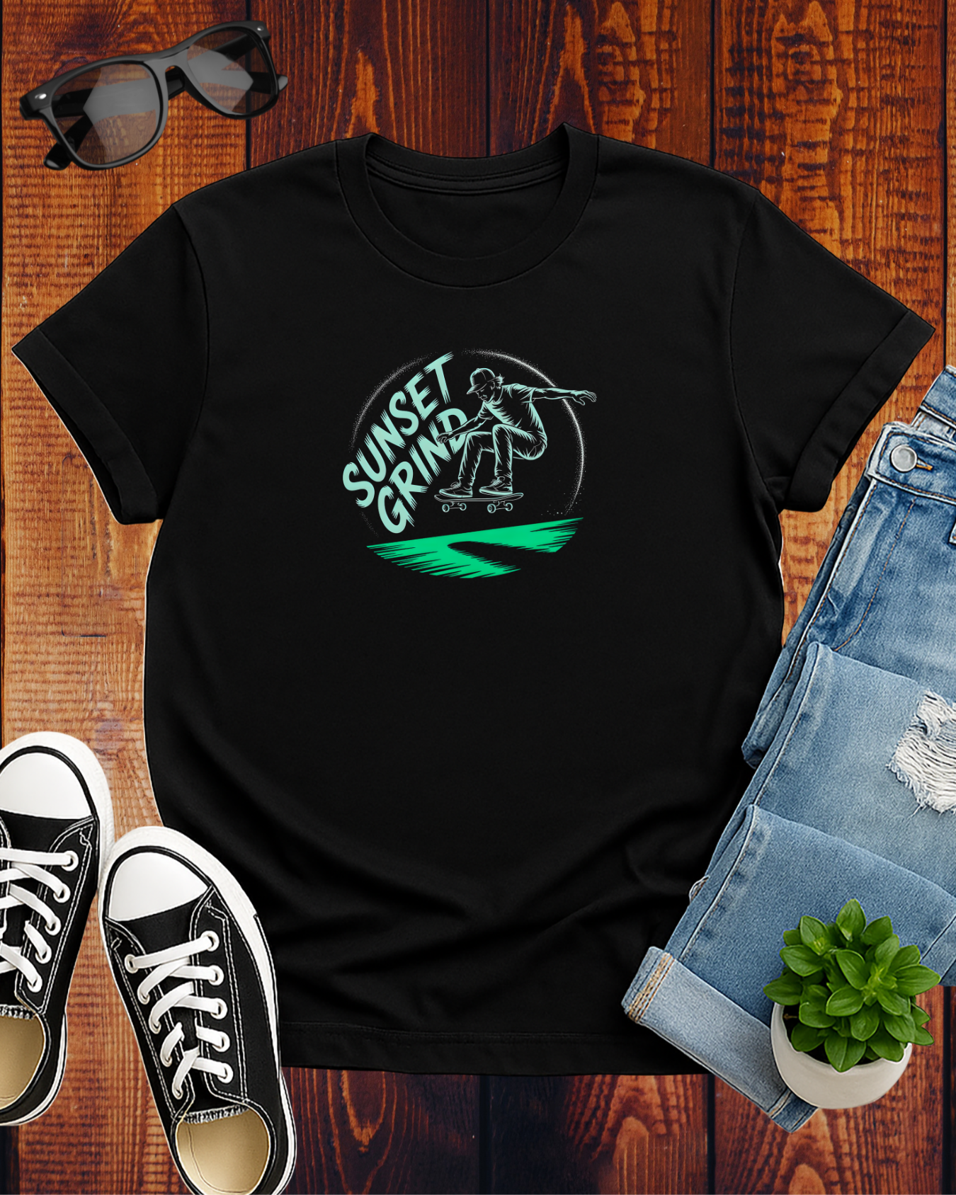 URBAN SUNSET FLOW T-Shirt