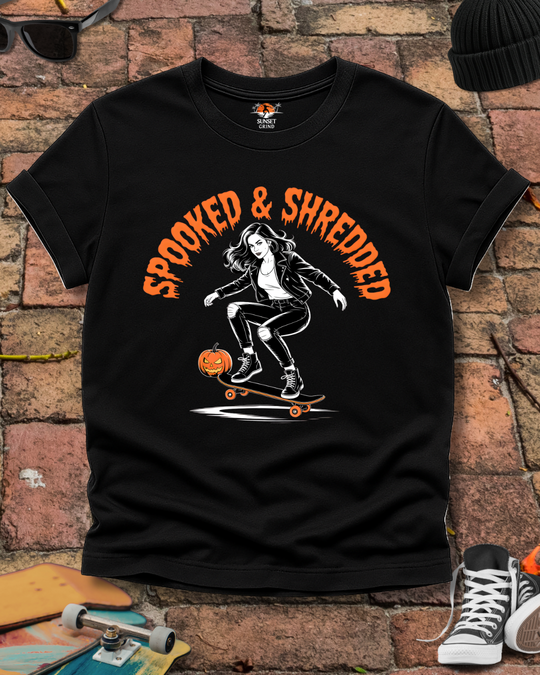 SPOOKED & SHREDDED WOMAN T-Shirt