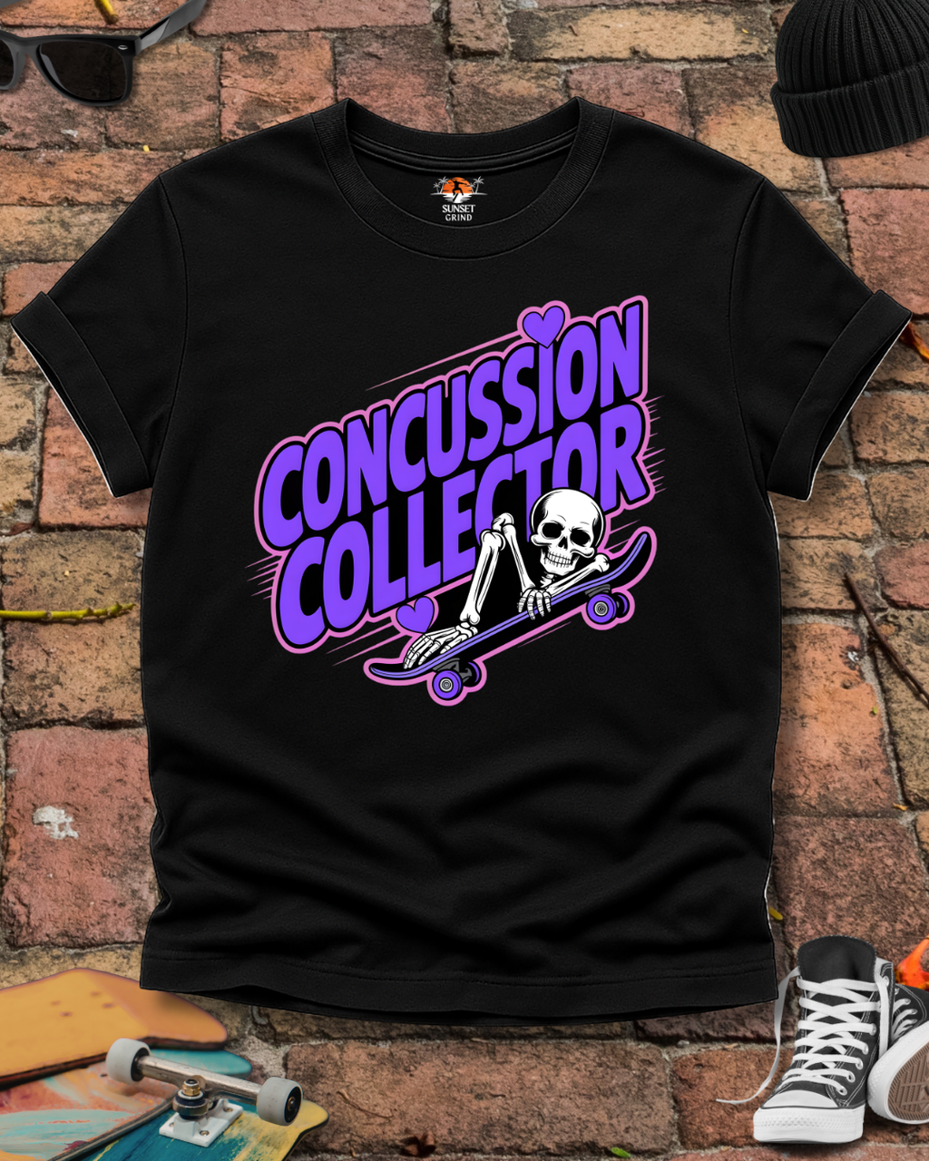 CONCUSSION COLLECTOR PURPLE T-Shirt