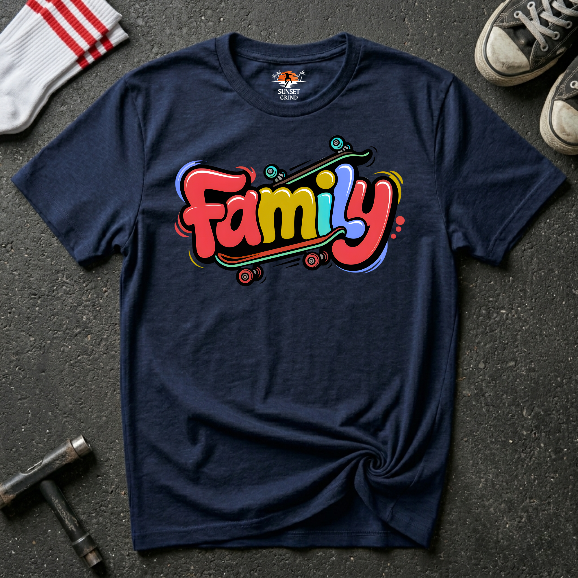 Skater Family T-Shirt