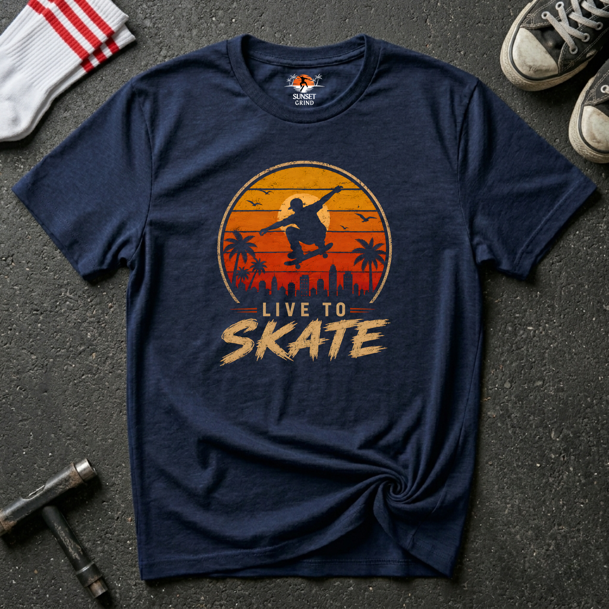 LIVE TO SKATE T-Shirt