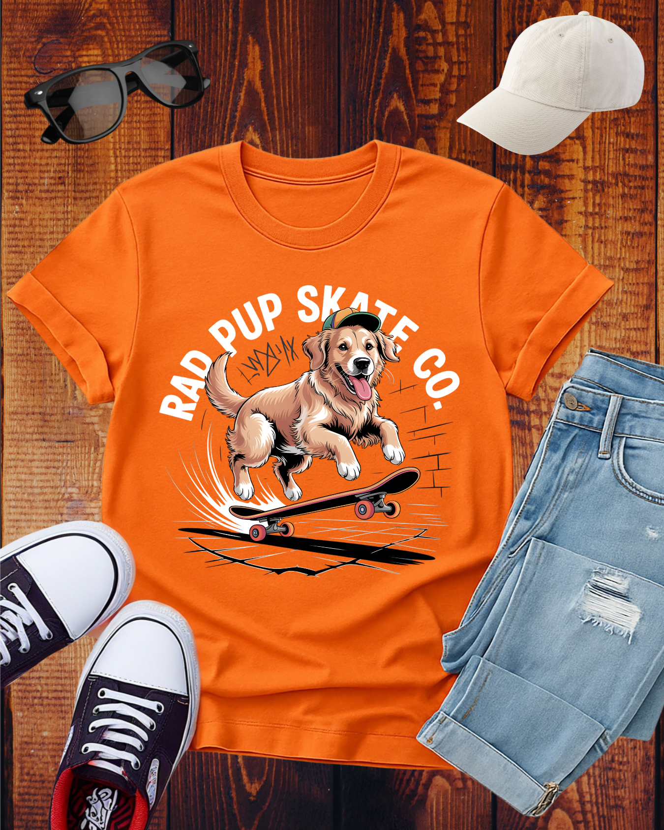 RAD PUP SKATE CO T-Shirt