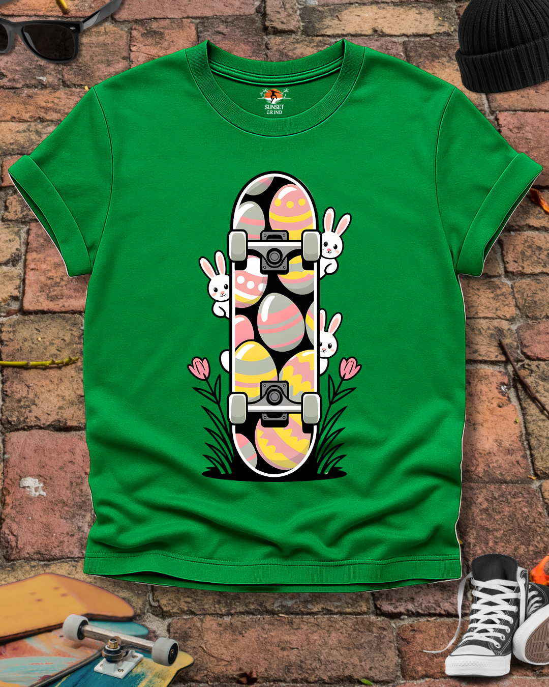 Bunny Skateboard T-Shirt