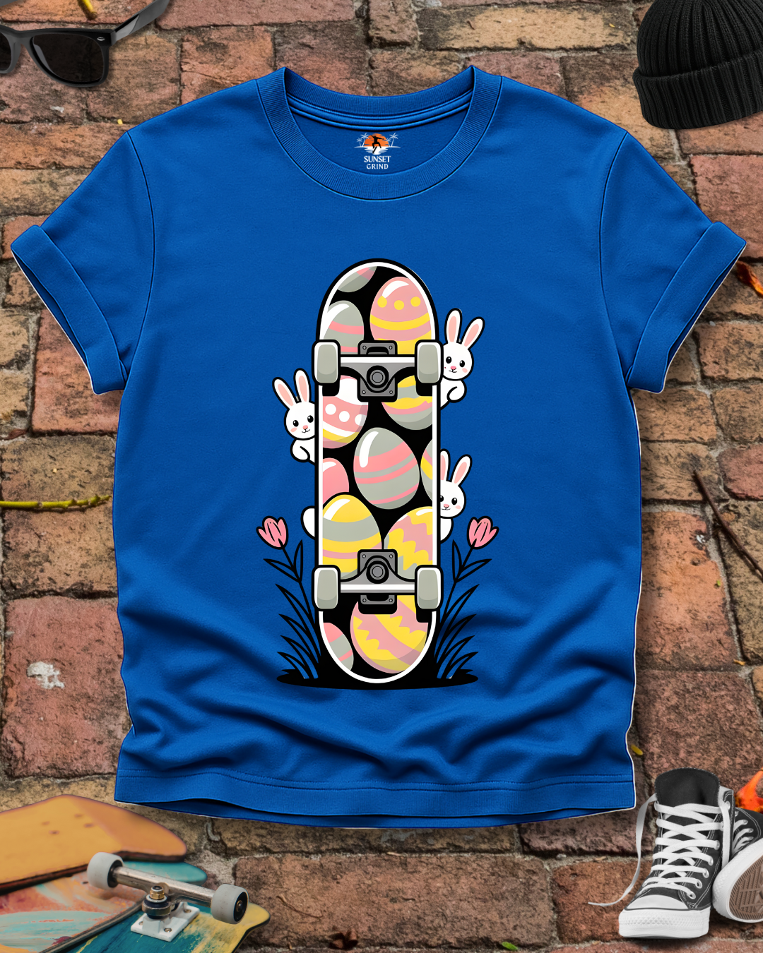 Bunny Skateboard T-Shirt
