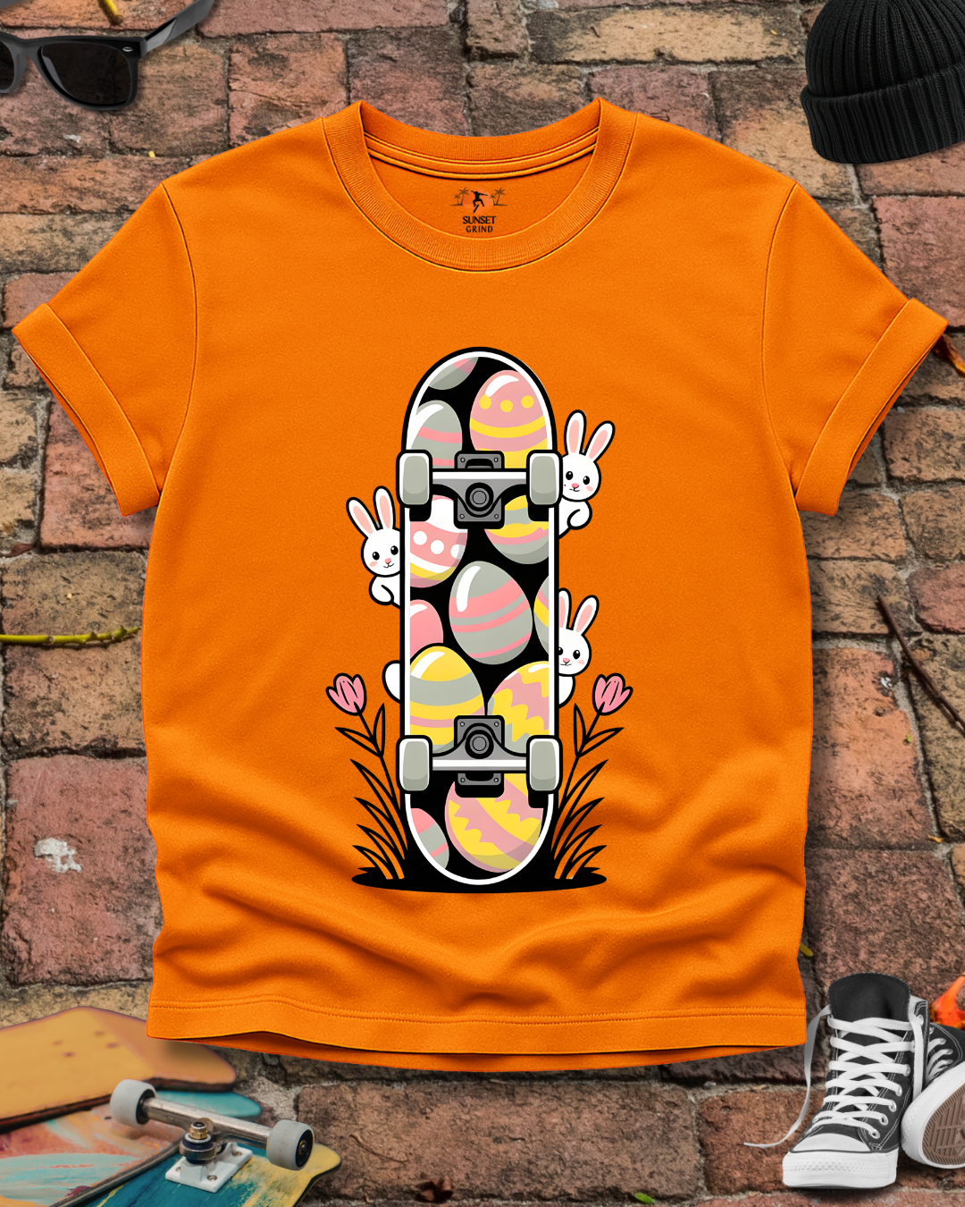 Bunny Skateboard T-Shirt