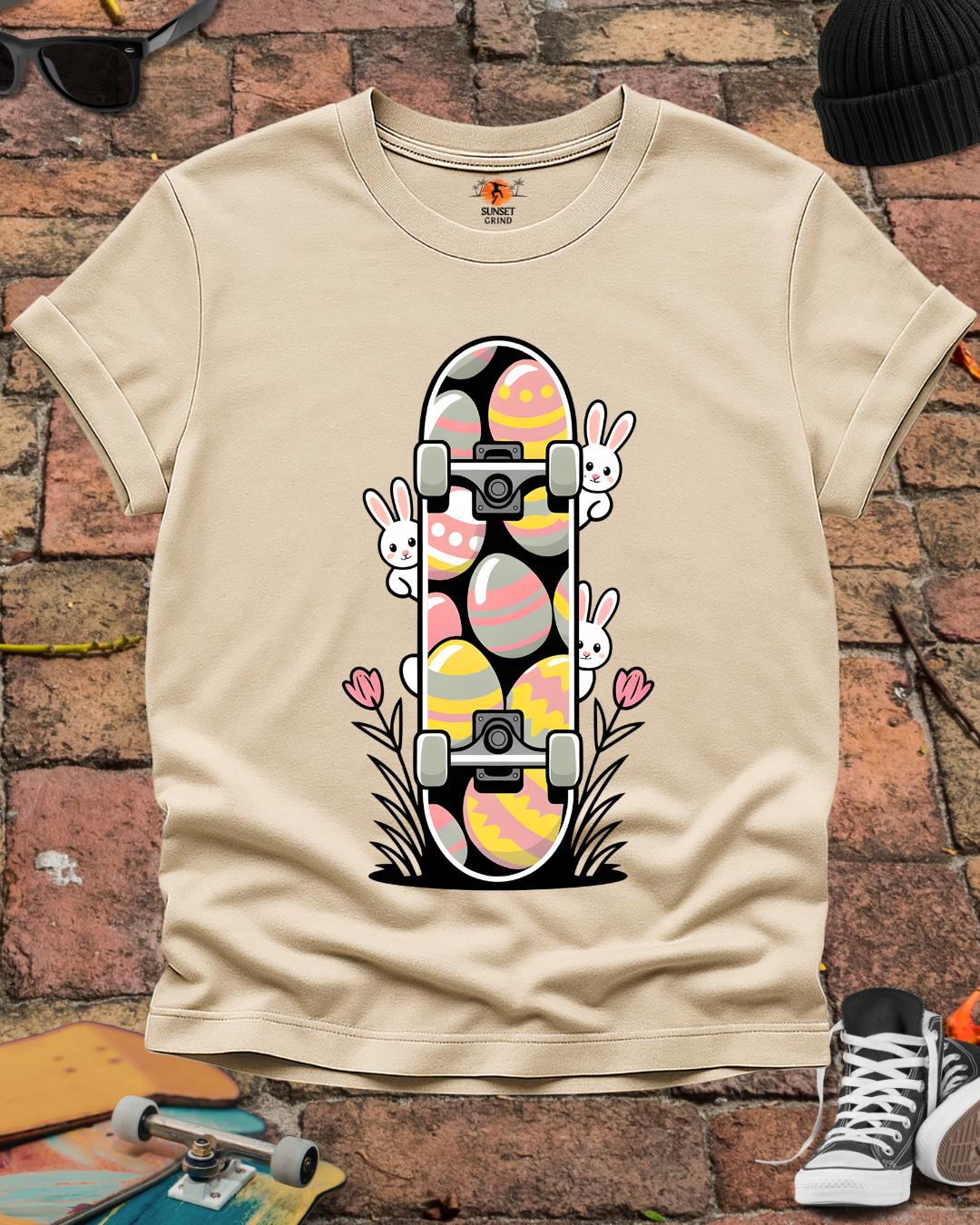 Bunny Skateboard T-Shirt