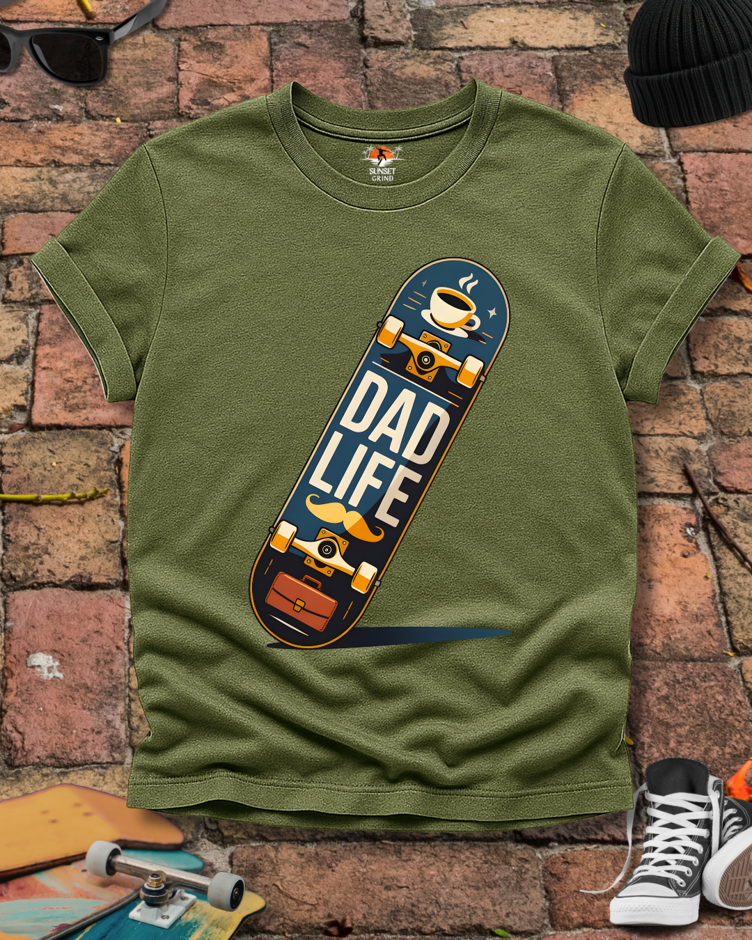 Dad Who Skates T-Shirt