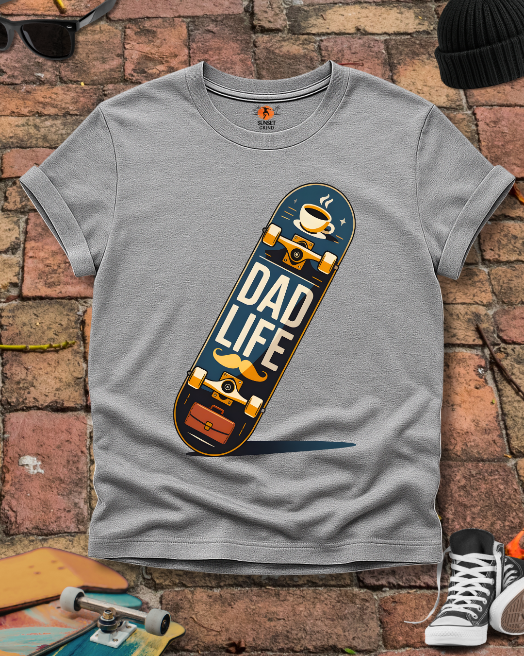 Dad Who Skates T-Shirt