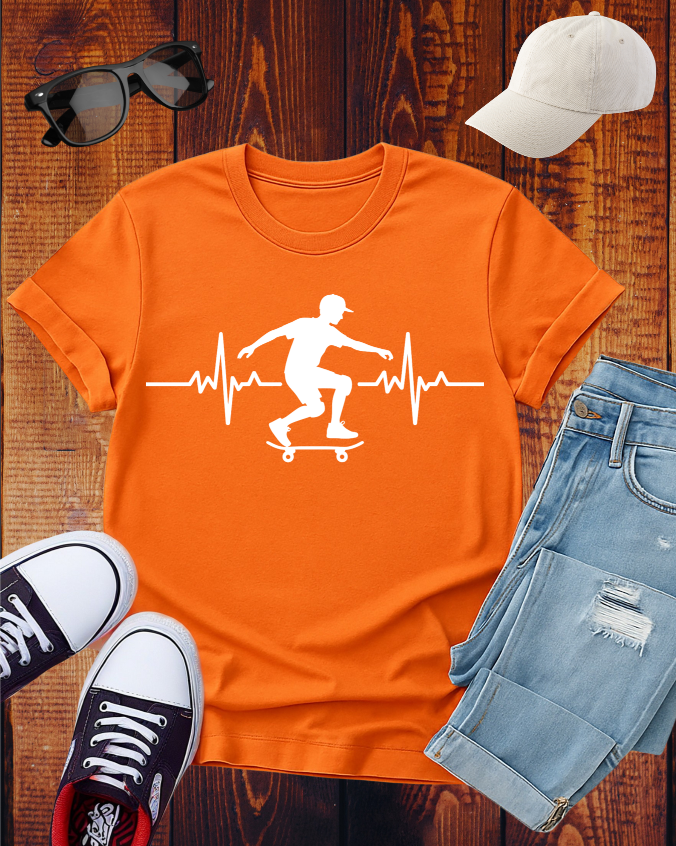 SKATEBOARDING CARDIOGRAM T-Shirt