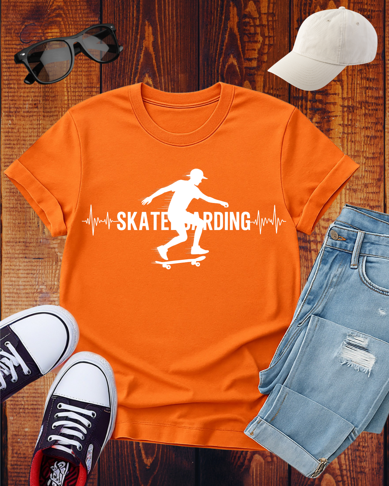 SKATER CARDIOGRAM T-Shirt
