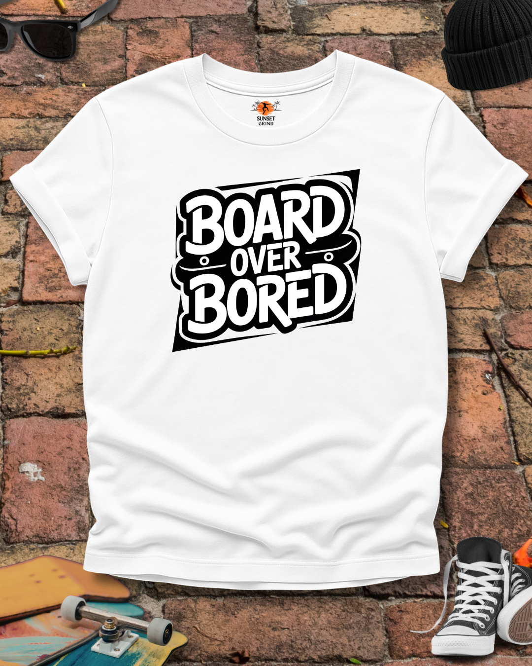 Board Over Bored T-Shirt