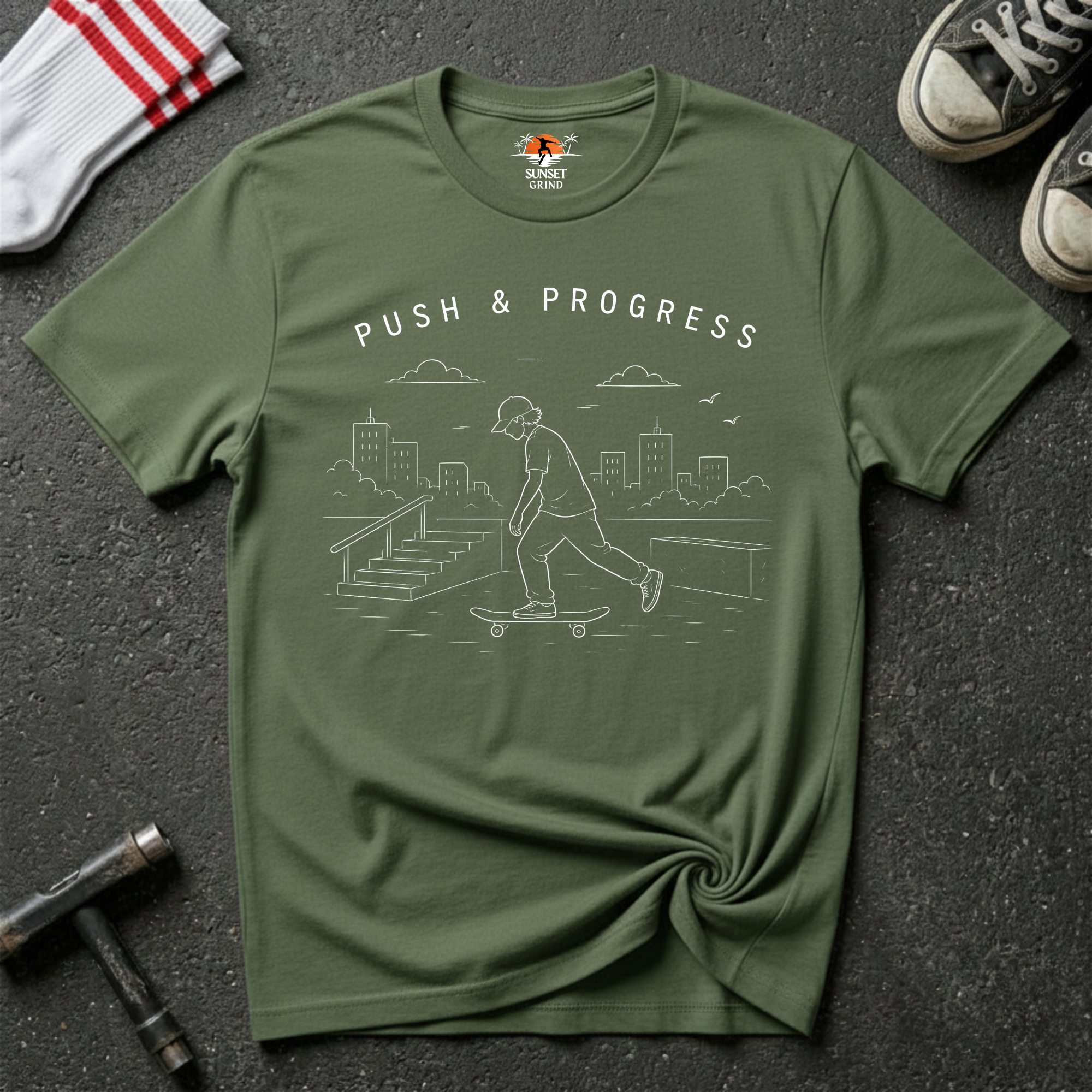 PUSH & PROGRESS T-Shirt