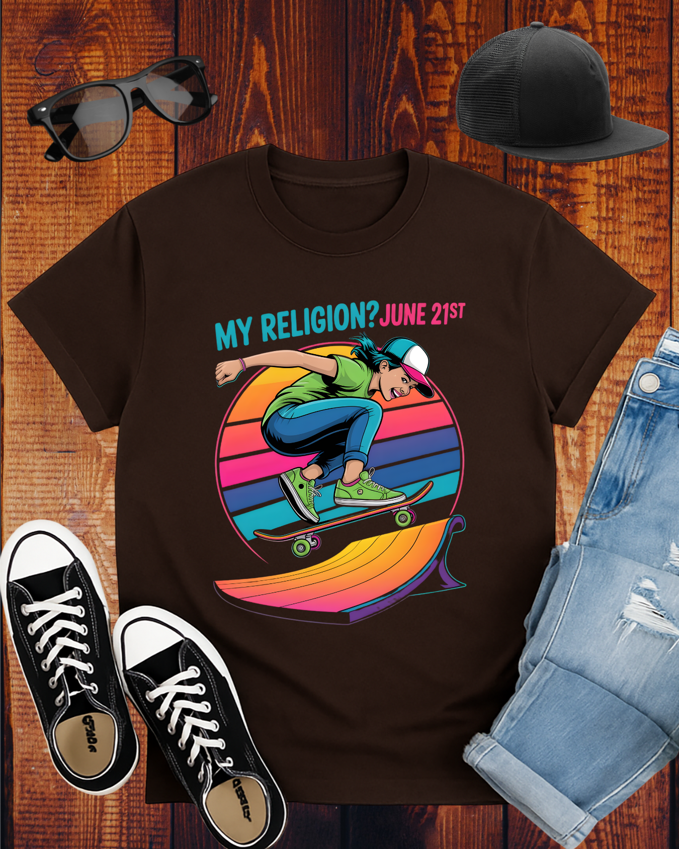 MY RELIGION? JUNE 21ST T-Shirt 2