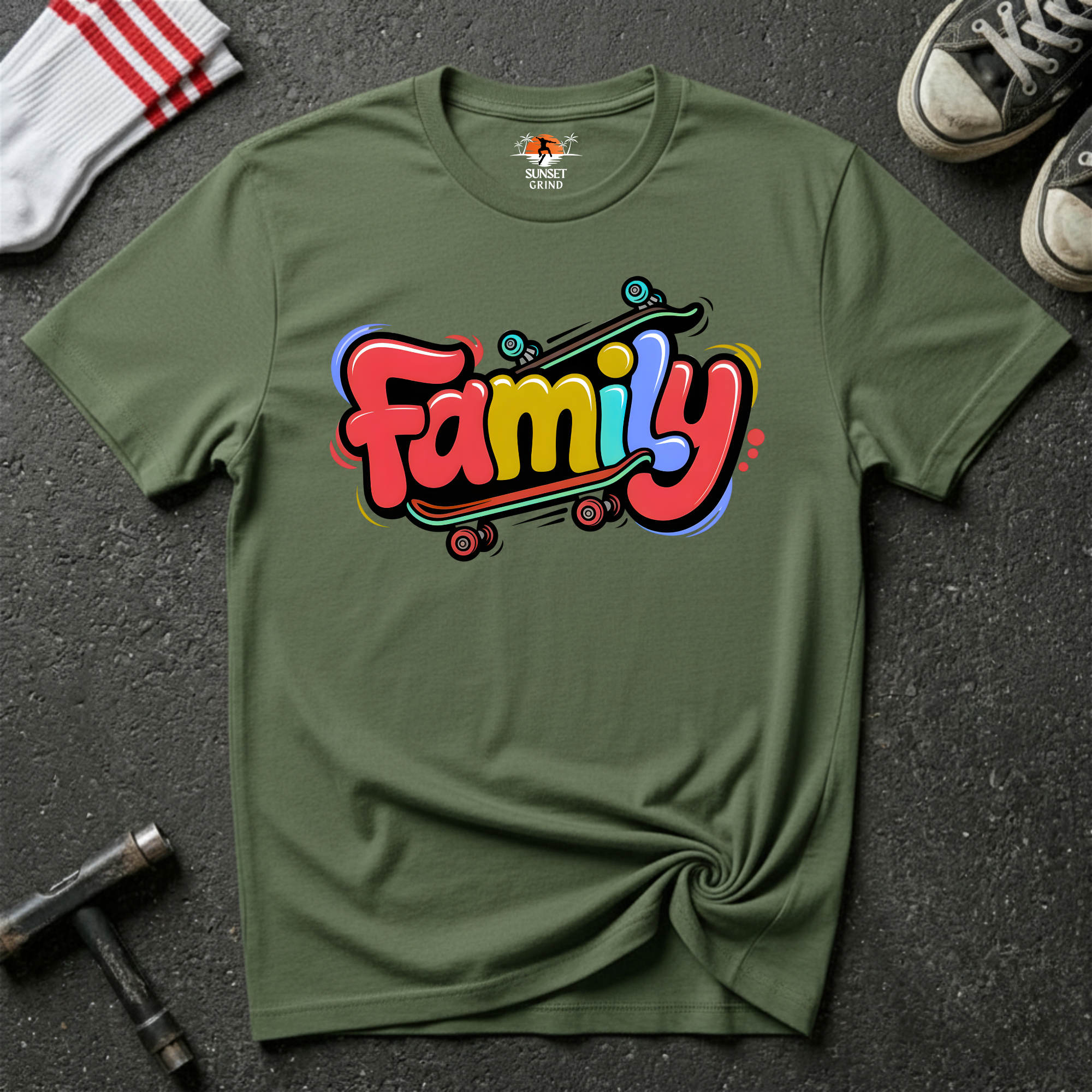 Skater Family T-Shirt