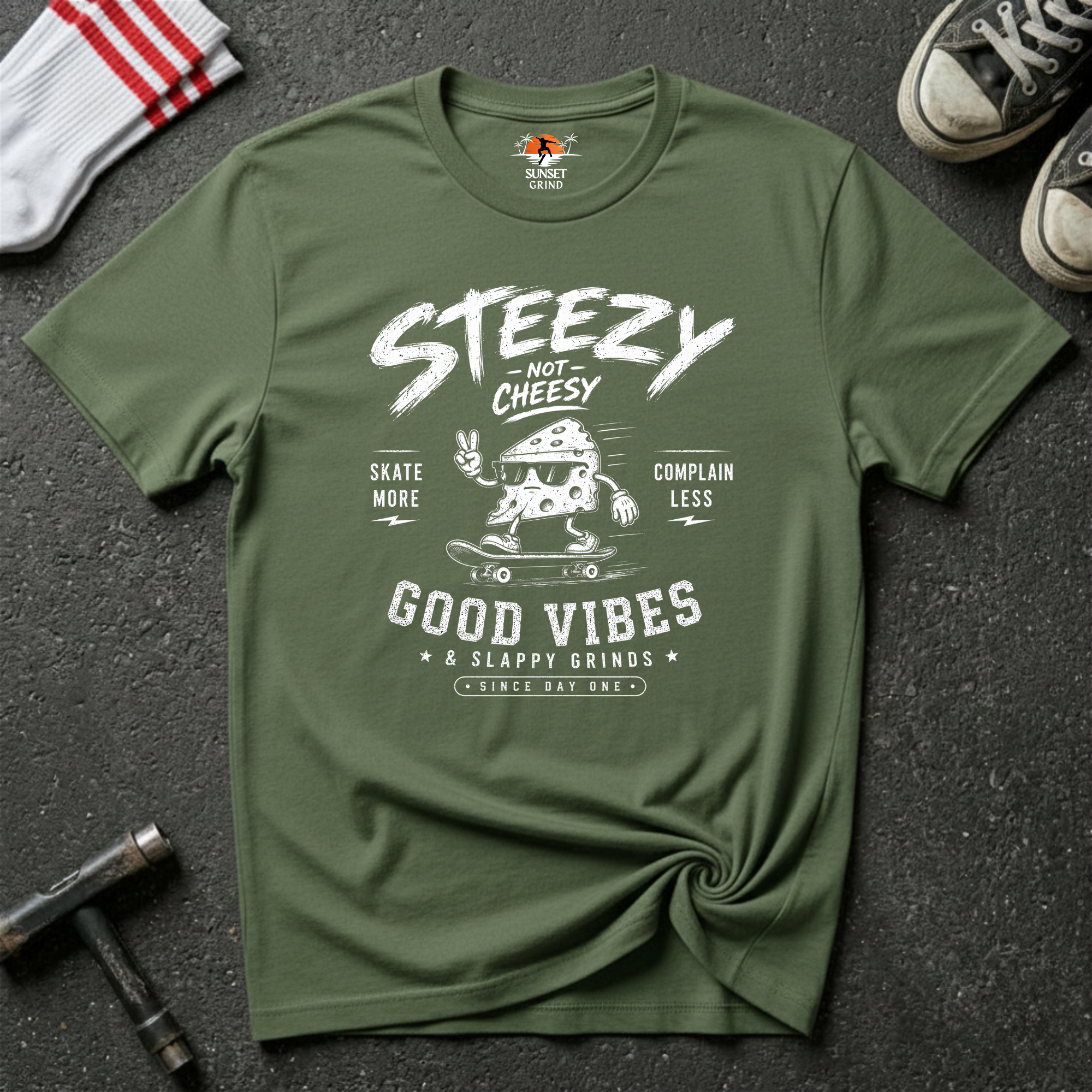 STEEZY NOT CHEESY T-Shirt