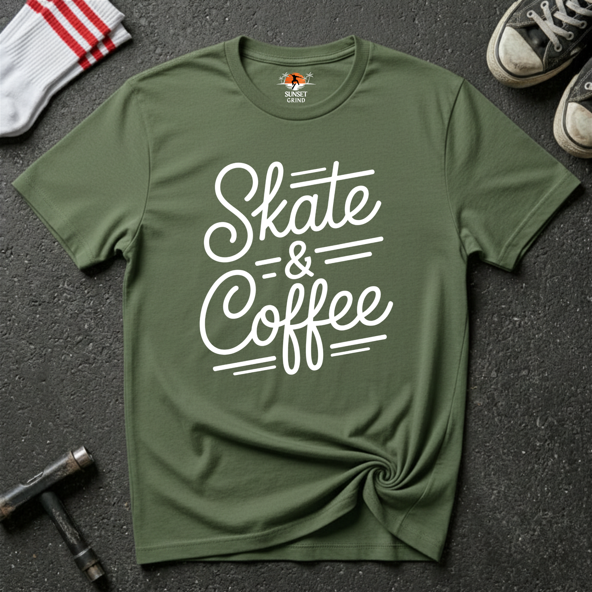 SKATE & COFFEE T-Shirt