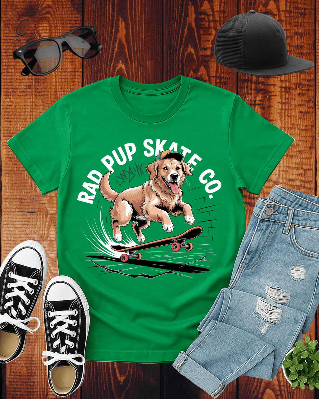RAD PUP SKATE CO T-Shirt