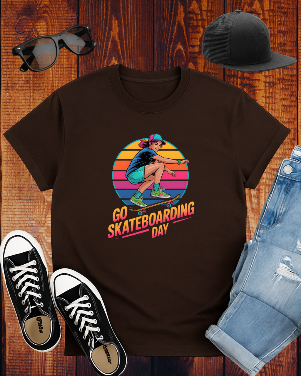 GO SKATEBOARDING DAY 2 T-Shirt