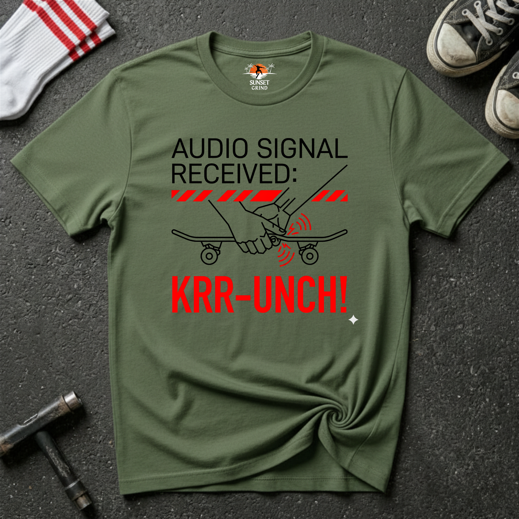 AUDIO SIGNAL CRACK T-Shirt